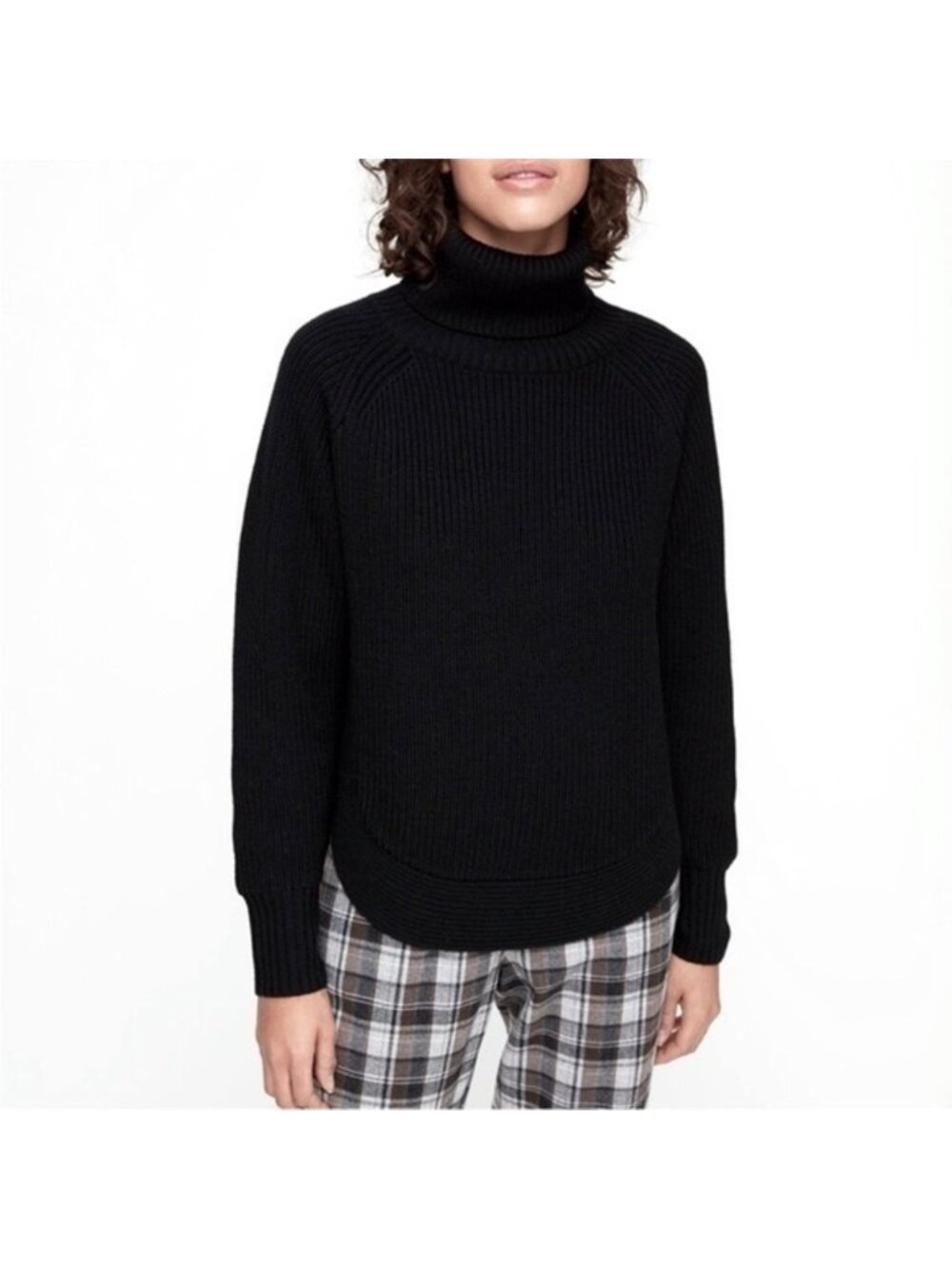Wilfred Free Asianna Turtleneck Sweater Black Size Small Aritzia #68106